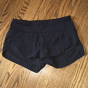black lulu shorts